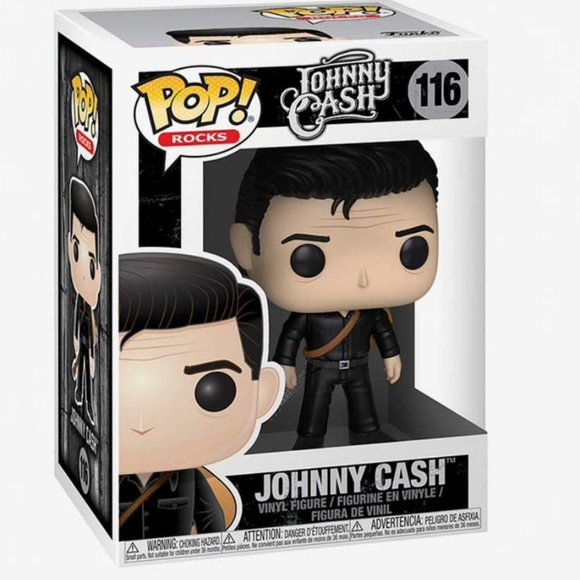 🆕 Funko POP! NIB New in Box Funko Pop Johnny Cash 116 Figure - Picture 2 of 4